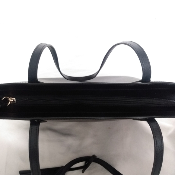 Kate Spade large Jada tote black matte finish EUC - Picture 6 of 7